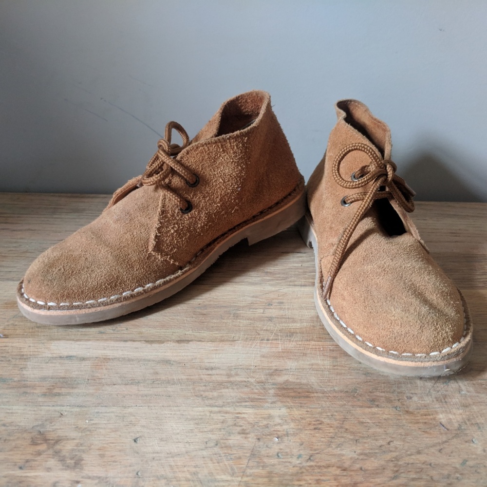 Spanish Suede Desert Booties